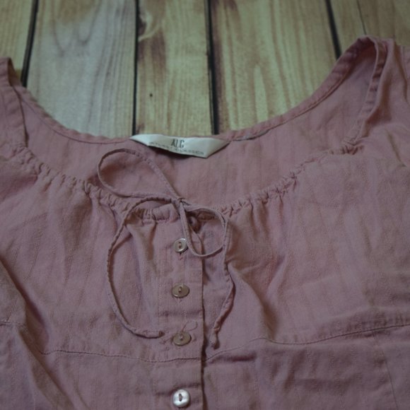 ALC At Last Classics Pink Tank Top Women Size Med - Picture 2 of 4